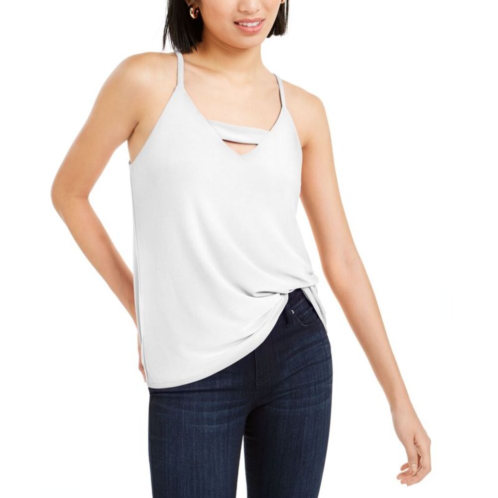 BAR III Petite Zip-Back Top